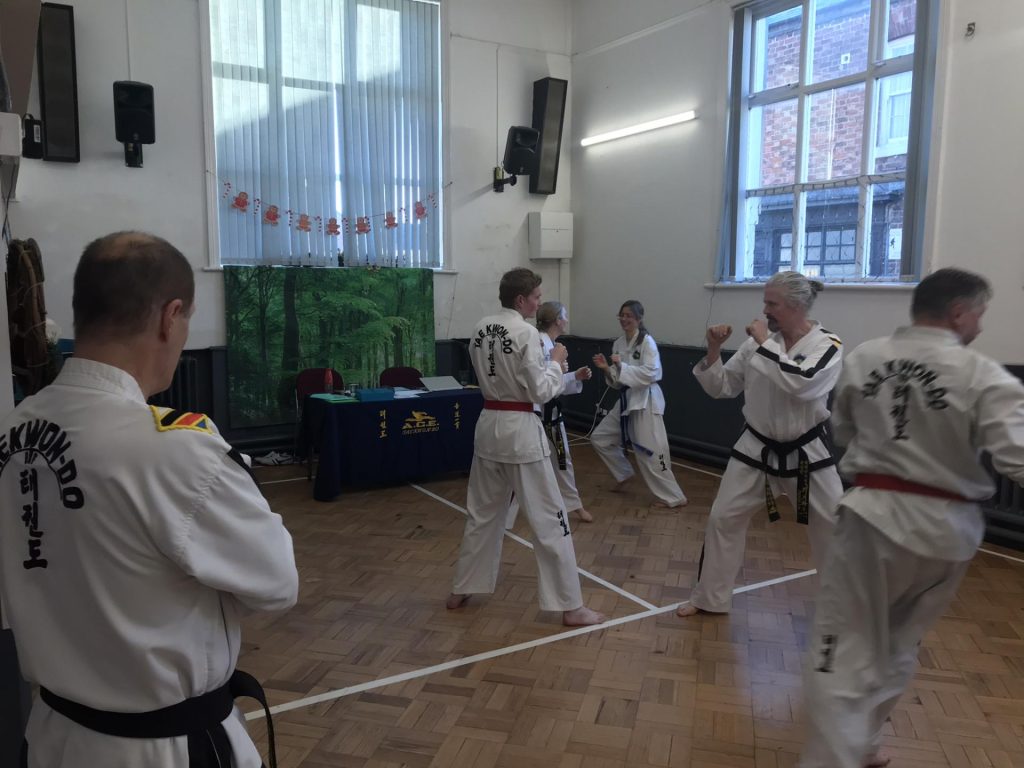 Black belt seminar training